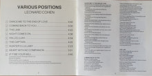 Load image into Gallery viewer, Leonard Cohen : Various Positions (CD, Album, RE)
