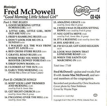 Load image into Gallery viewer, Fred McDowell : Good Morning Little School Girl (CD, Comp)
