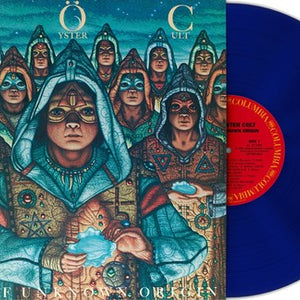 the album cover for Blue Oyster Cult - Fire of Unknown Origin (Translucent Blue Vinyl)