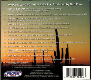 Hacienda Brothers : What's Wrong With Right (CD, Album, Dig)