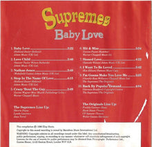 Load image into Gallery viewer, The Supremes* : Baby Love (CD, Comp, RE)
