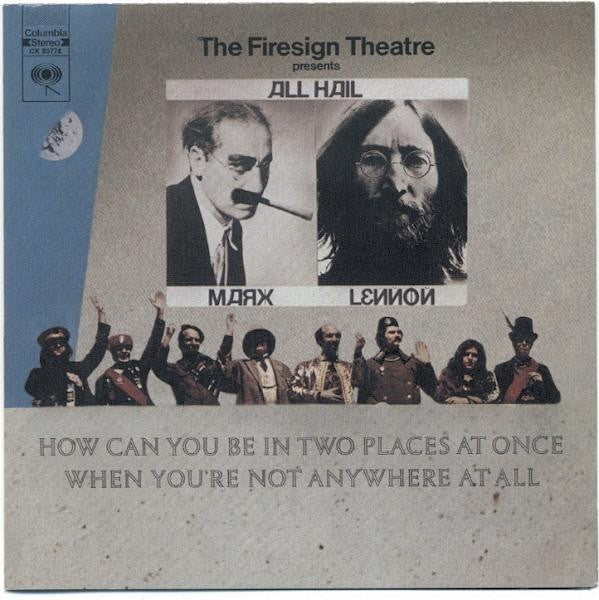 The Firesign Theatre : How Can You Be In Two Places At Once When You're Not Anywhere At All? (CD, Album)