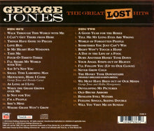 Load image into Gallery viewer, George Jones (2) : The Great Lost Hits (2xCD, Comp)
