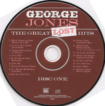 Load image into Gallery viewer, George Jones (2) : The Great Lost Hits (2xCD, Comp)
