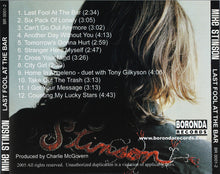 Load image into Gallery viewer, Mike Stinson : Last Fool At The Bar (CD, Album)
