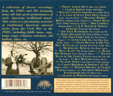 Load image into Gallery viewer, Various : Times Ain&#39;t Like They Used To Be: Early American Rural Music. Classic Recordings Of The 1920’s And 30&#39;s. Vol. 1 (CD, Comp, RM)
