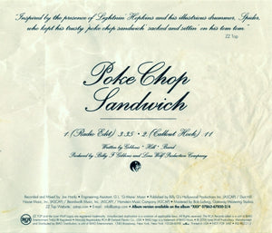 ZZ Top : Poke Chop Sandwich (CD, Single, Promo)