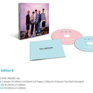 the album cover for TOMORROW X TOGETHER - STILL DREAMING [Limited Edition B - CD/DVD]