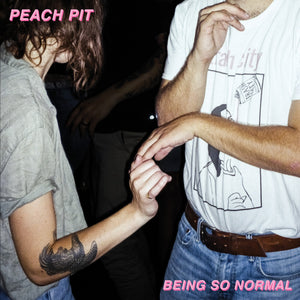 the album cover for Peach Pit - Being So Normal