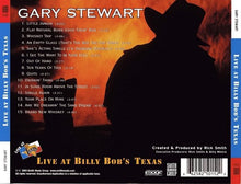 Load image into Gallery viewer, Gary Stewart : Live At Billy Bob's Texas (CD, Album)
