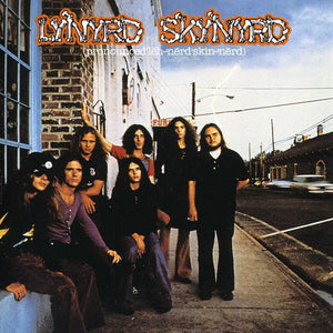 the album cover for Lynyrd Skynyrd - Pronounced Leh-Nerd Skin-Nerd