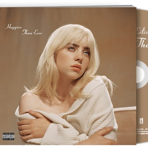 the album cover for Billie Eilish - Happier Than Ever [CD/Photo Book]
