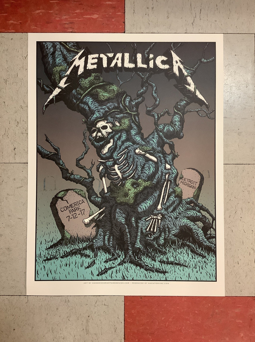 Metallica at Comerica Park - 2017 (Poster)