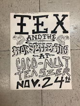 Load image into Gallery viewer, Tex and the Horseheads at Coco-nut Teaszer (Poster)
