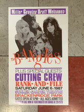 Load image into Gallery viewer, The Bangles at Sunken Garden Theatre - 1987 (Poster)

