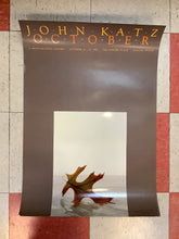 Load image into Gallery viewer, John Katz "October" Photo Exhibit - 1982 (Poster)
