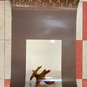 John Katz "October" Photo Exhibit - 1982 (Poster)