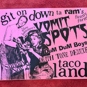Vomit Spots at Taco Land- 1992 (Poster)