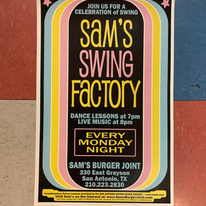 Sam's Swing Factory at Sam's Burger Joint - 2007 (Poster)