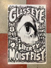 Load image into Gallery viewer, Glass Eye with Moist Fist at Liberty Lunch - 1993 (Poster)
