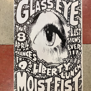 Glass Eye with Moist Fist at Liberty Lunch - 1993 (Poster)