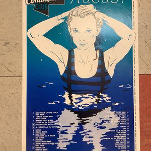 Continental Club August Calendar - 1989 (Poster)