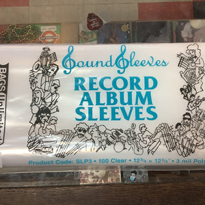 12” Plastic Sleeves (100 count)