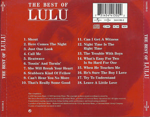 Lulu : The Best Of Lulu (CD, Comp)