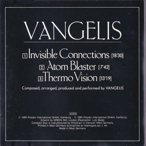 Vangelis : Invisible Connections (CD, Album)