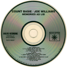 Load image into Gallery viewer, Joe Williams / Count Basie : Memories Ad-Lib (CD, Album, RE)
