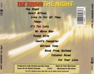 Eric Burdon : The Night (CD, Album)