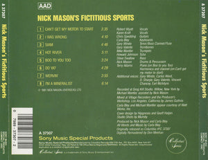 Nick Mason : Nick Mason's Fictitious Sports (CD, Album, RE, RM)