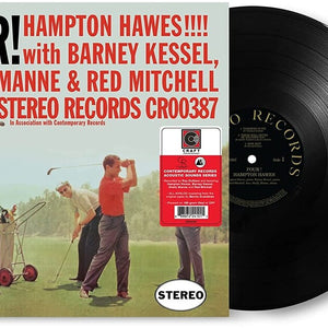 the album cover for Hampton Hawes with Barney Kessel, Shelly Manne and Red Mitchell - Four! (Contemporary Records Acoustic Sounds Series) [LP]