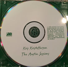 Load image into Gallery viewer, Kris Kristofferson : The Austin Sessions (CD, Album)
