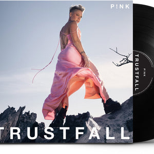 the album cover for P!NK - TRUSTFALL [LP]