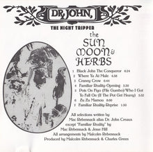 Load image into Gallery viewer, Dr. John, The Night Tripper* : The Sun, Moon &amp; Herbs (CD, Album, RE)
