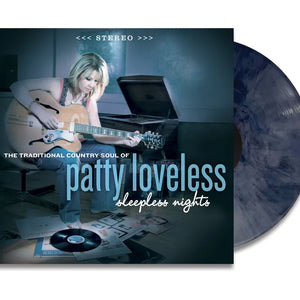 the album cover for Patty Loveless - Sleepless Nights -  [Indie Exclusive Denim Blue LP]