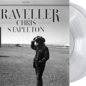 the album cover for Chris Stapleton - Traveller [Indie Exclusive Translucent Ultra Clear 2 LP]