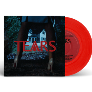 the album cover for Sabrina Carpenter - Tears [Indie Exclusive Red 7 inch Single]