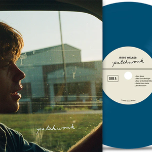 the album cover for Jesse Welles - Patchwork (Blue) [Colored Vinyl] (Gate) [Indie Exclusive]
