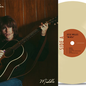 the album cover for Jesse Welles - Middle [Colored Vinyl] (Gate) (Wht) [Indie Exclusive]