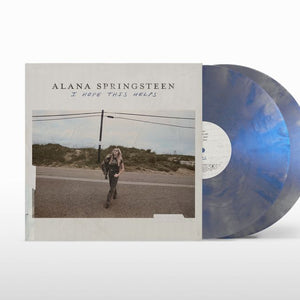the album cover for Alana Springsteen - I HOPE THIS HELPS [Iridescent Blue]