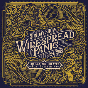 the album cover for Widespread Panic - Sunday Show [Indie Exclusive Colored Vinyl Box] (Reissue)