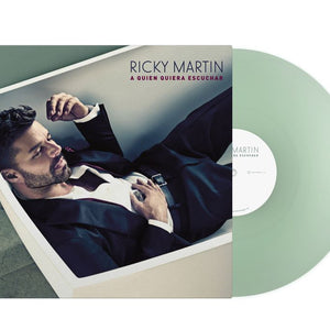 the album cover for Ricky Martin - A Quien Quiera Escuchar [Coke Green]