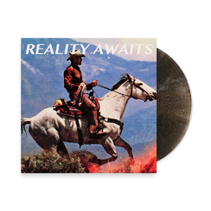 the album cover for The Strokes - Reality Awaits [Indie Exclusive Black Ice Glitter]