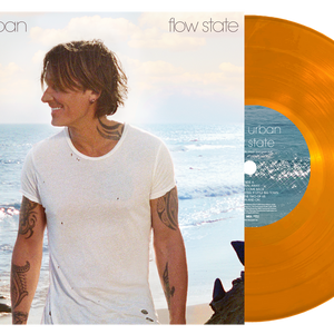 the album cover for Keith Urban - flow state [Translucent Orange]