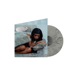 the album cover for Nia Archives - Emotional Junglist [Indie Exclusive Black/White Marble]