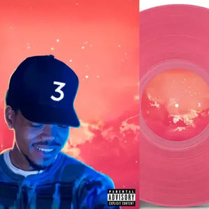 the album cover for Chance the Rapper - Coloring Book [Clear Vinyl] (Pnk) [Indie Exclusive]
