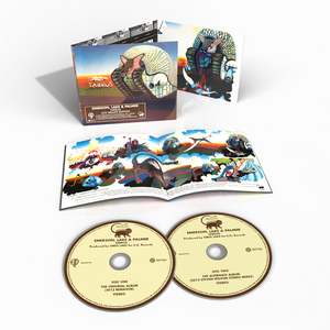the album cover for Emerson, Lake & Palmer - Tarkus Deluxe Edition