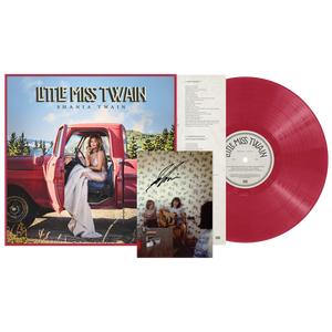 the album cover for Shania Twain - Little Miss Twain [Indie Exclusive Rosie Red with Signed Insert]